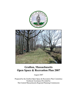 2007 Open Space & Recreation Plan