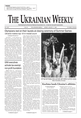 The Ukrainian Weekly 1996, No.32
