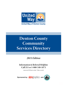 Denton County Community Services Directory