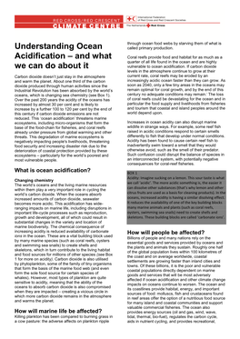 Understanding Ocean Acidification
