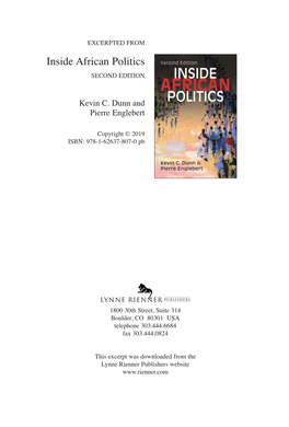 Inside African Politics SECOND EDITION