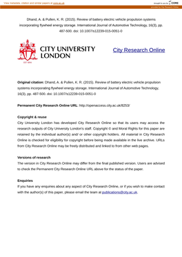 City Research Online