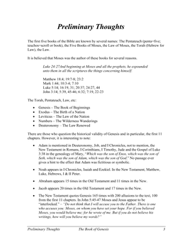 Notes for Genesis in the Influential 1917 Scofield Reference Bible