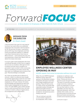 Employee Wellness Center Opening In