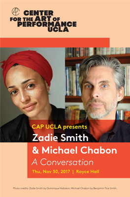 Zadie Smith & Michael Chabon