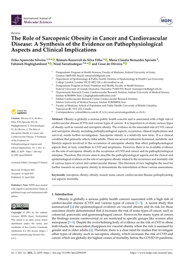 The Role of Sarcopenic Obesity in Cancer and Cardiovascular Disease: a Synthesis of the Evidence on Pathophysiological Aspects and Clinical Implications