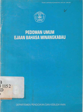 Pedoman Umum Ejaan Bahasa Minangkabau 39