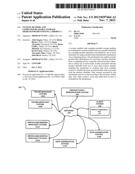 (12) Patent Application Publication (10) Pub. No.: US 2013/0297464 A1 Jaquez Et Al