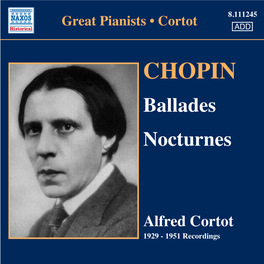 CHOPIN Ballades Nocturnes