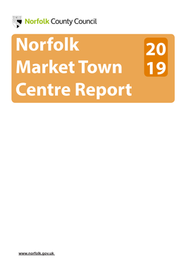 Norfolk Market Town Centre Report 20 19
