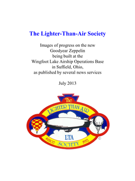 The Lighter-Than-Air Society