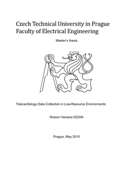 Czech Technical University in Prague Faculty of Electrical Engineering