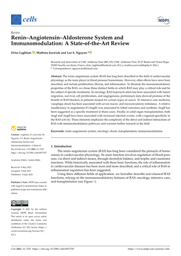 Renin–Angiotensin–Aldosterone System and Immunomodulation: a State-Of-The-Art Review