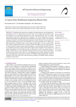 A Cuckoo Filter Modification Inspired by Bloom Filter