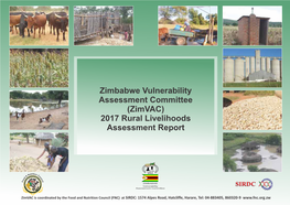 Zimbabwe Vulnerability Assessment Committee (Zimvac) 2017 Rural Livelihoods Assessment Report