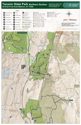 Taconic State Park Trail Map North