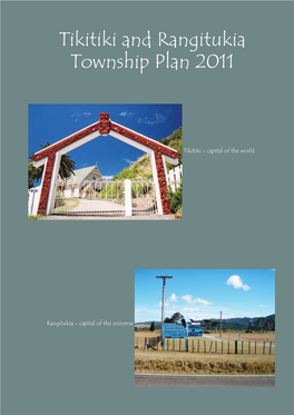 Tikitiki Rangitukia Township Plan 2010.Indd
