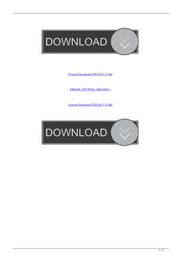 Torrent Download CFD 2013 32 Bit