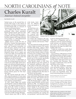 Charles Kuralt America’S Beloved Storyteller by Michelle Cerulli