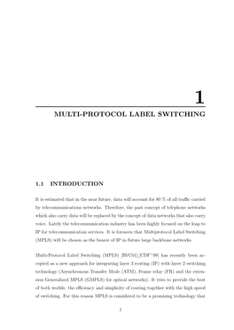 Multi-Protocol Label Switching