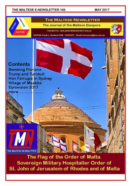 The Maltese E-Newsletter 166 May 2017 1