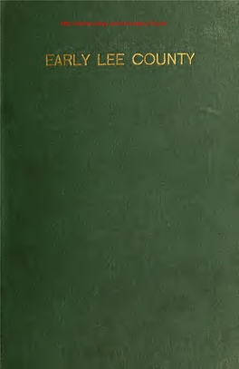History of Early Lee County, Illinois, 1918