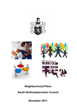 Neighbourhood Plans South Northamptonshire Council