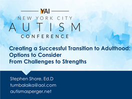 YAI New York Success in Adulthood