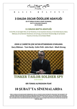 Tinker Tailor Soldier Spy Köstebek