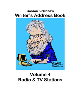 Writer's Address Book Volume 4 Radio & TV Stations