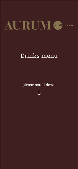 Please Scroll Down Non-Alcoholic Beverages
