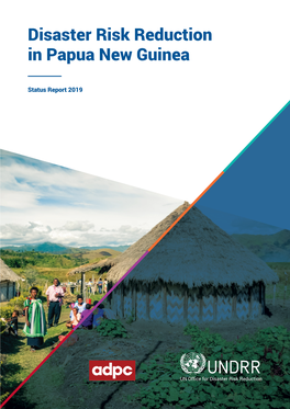 Disaster Risk Reduction in Papua New Guinea