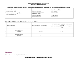 Eeo Public File Report