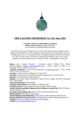 THE EASTERN ORTHODOX No 136: June 2021