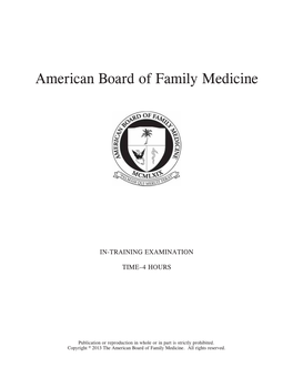 American Board of Family Medicine