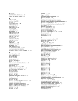 Numerics 2D INTERPOLATION 3-2, 3-125 2-Level Full Factorial Designs 6