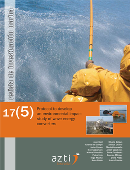 Protocol to Develop an Environmental Impact Study of Wave Energy Converters