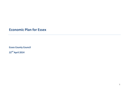 Economic Plan for Essex