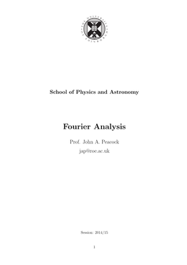 Fourier Analysis