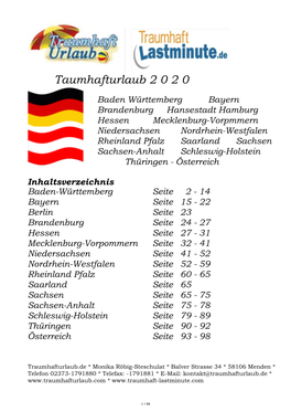 Traumhafturlaub 2020