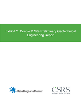 Exhibit Y. Double D Site Preliminary Geotechnical Engineering Report Professional Service Industries, Inc