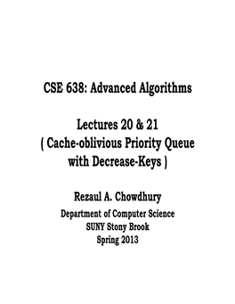 Cache-Oblivious Priority Queue with Decrease-Keys )