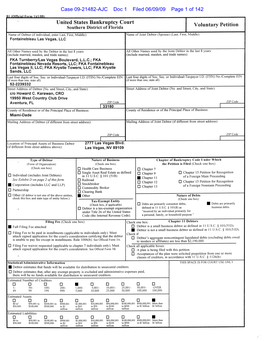 Case 09-21482-AJC Doc 1 Filed 06/09/09 Page 1 Of