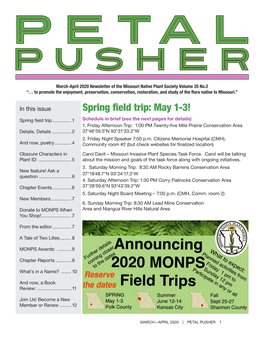 Petal Pusher Volume 35, Number 2