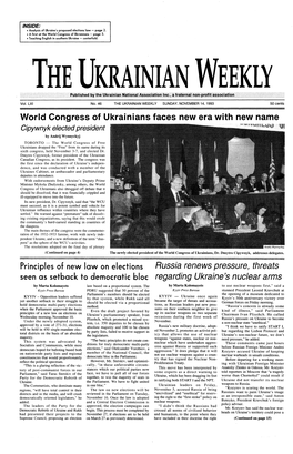 The Ukrainian Weekly 1993