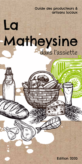 La Matheysine Dans L'assiette : Le Guide Des Producteurs