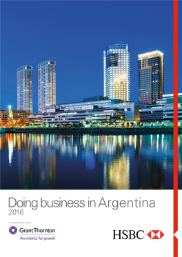 Doing Business in Argentina 2016