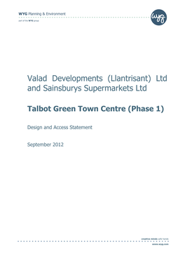 Valad Developments (Llantrisant) Ltd and Sainsburys Supermarkets Ltd