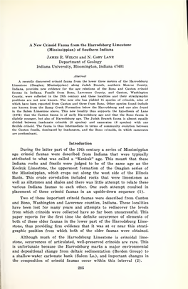 Proceedings of the Indiana Academy of Science