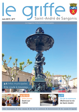 LE GRIFFE Juin 2019 • N°7 Saint-André De Sangonis